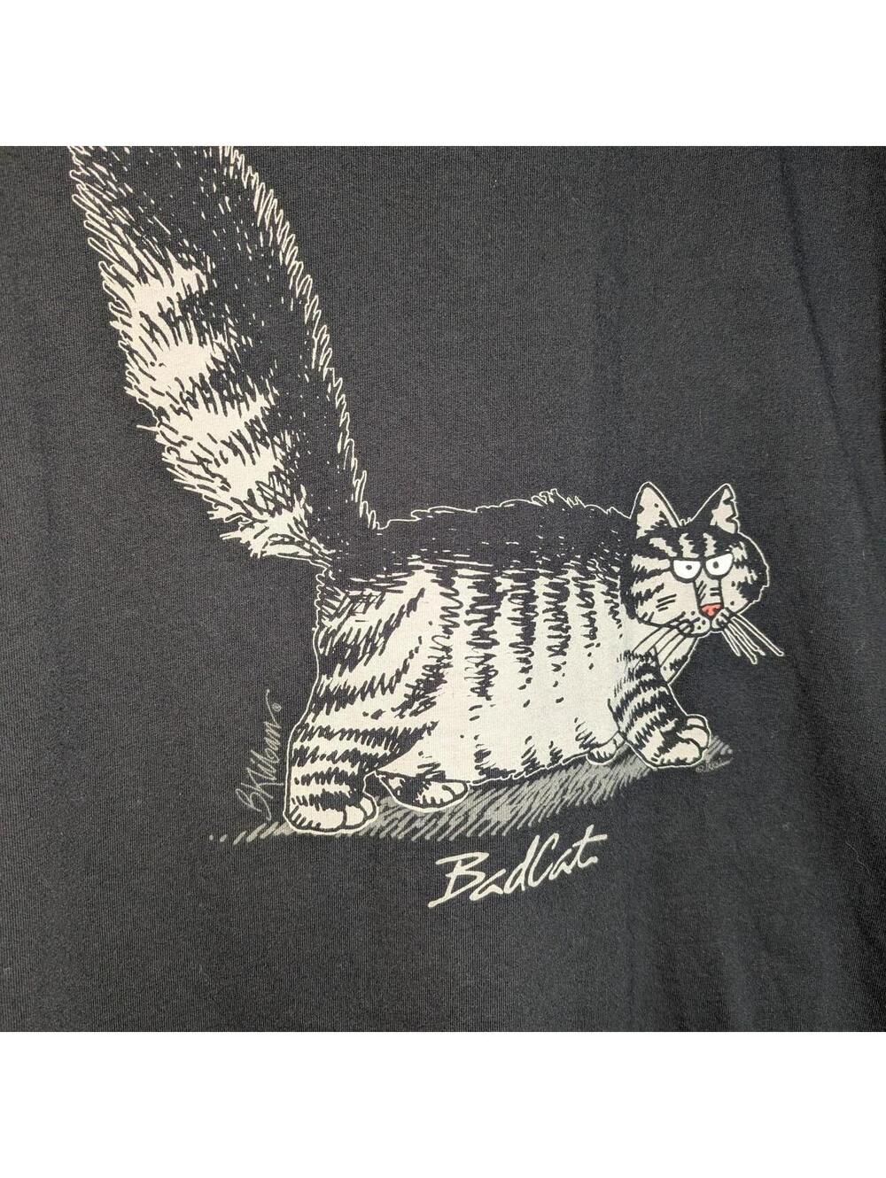 Official Kliban "Bad Cat" Graphic T-Shirt - Picture 2 of 7